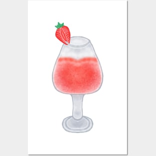 Strawberry Juice Lover Posters and Art